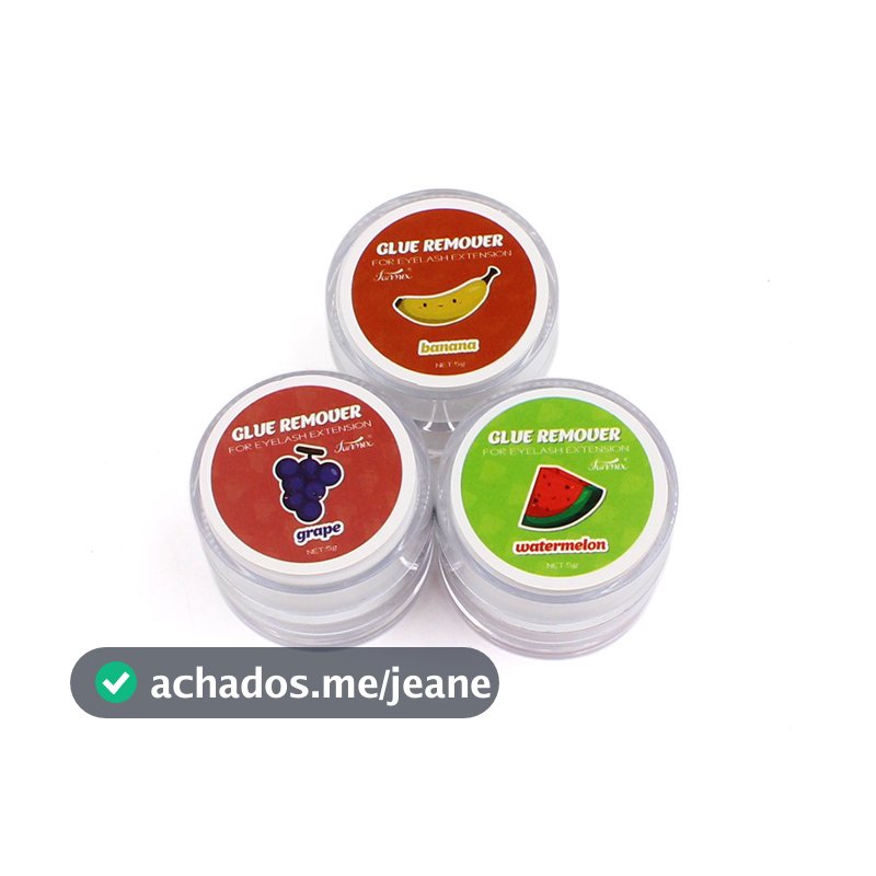 Funmix Nova 5g Sabor Frutas Pestanas Cola Removedor De Creme Para Cílios Extensão Removedor De Ferramentas De Maquiagem