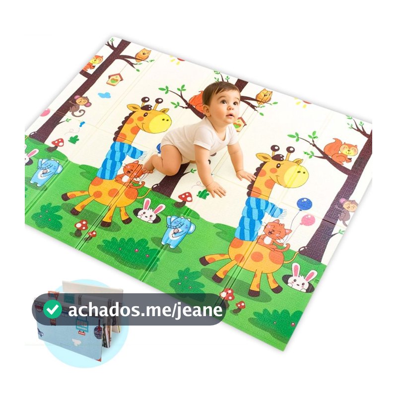 Tapete Infantil de Atividades Dupla Face Tatame Emborrachado