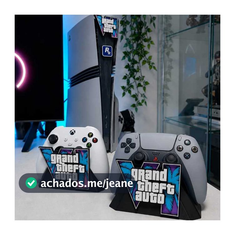 Suporte para Controle GTA VI em Impressão 3D – Playstation ou Xbox