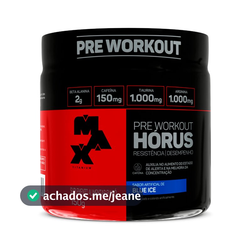 Pré Treino Horus 150g Max Titanium