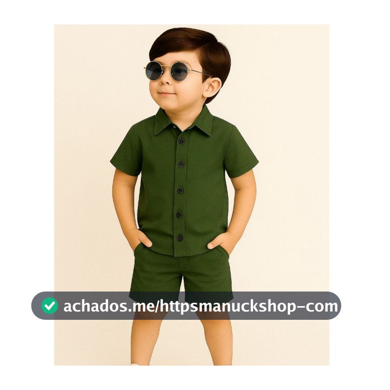 Conjunto Mauricinho Infantil Masculino – viscolinho  Premium | Look Blogueirinho