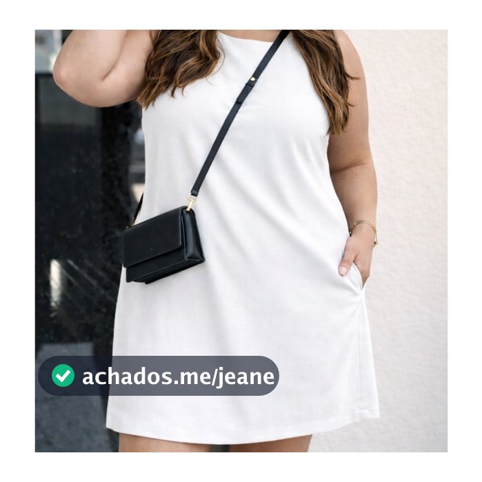 Vestido Katia tubinho com bolso marrante