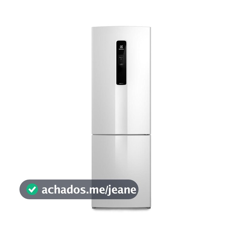 Geladeira Electrolux Frost Free Inverter 400L Efficient AutoSense e Rapid Freeze Inverse Branca (IB6)