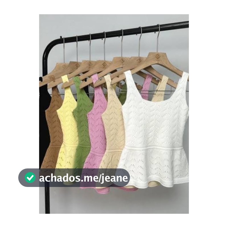Bata Rendada Blusa Feminina Babado Regata Blusinha Tricot Verão Modal Peplum Rodadinha Copa Brasil
