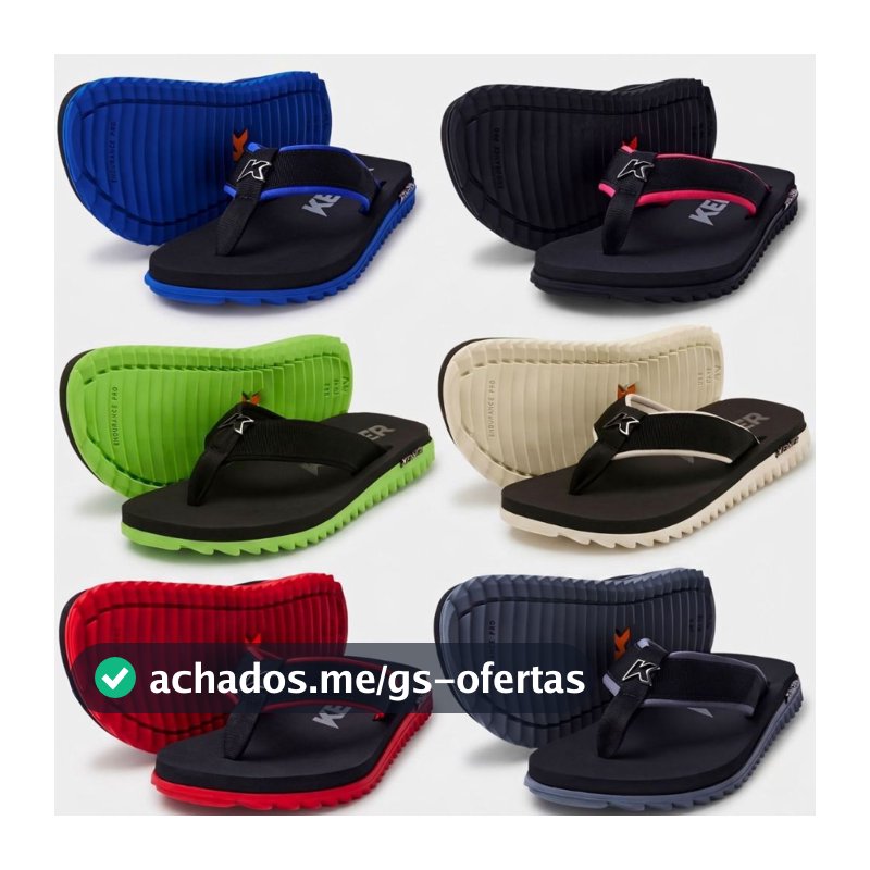 Sandália Kenner Kivah Cushy Masculina Original