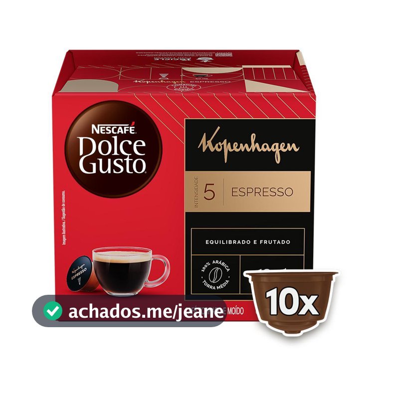 NESCAFÉ Dolce Gusto Kopenhagen Espresso 10 cápsulas