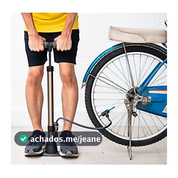 Bomba Para Encher Pneu De Bicicleta Moto E Bike de 30Cm E 50cm