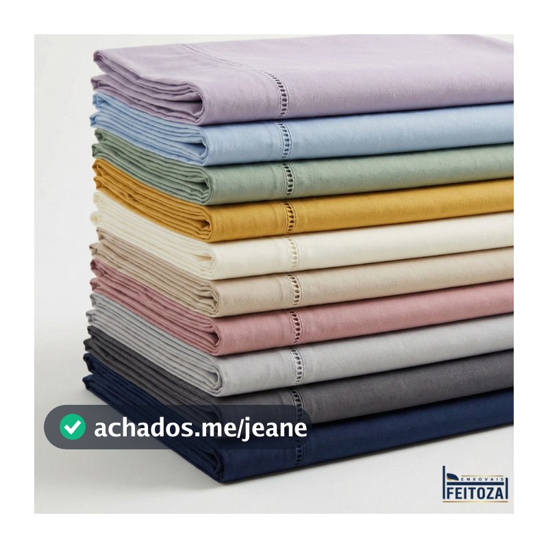 Kit Fronhas 400 Fios Capa Para Travesseiro Detalhe Ponto Palito Varias Cores Acabamento Premium