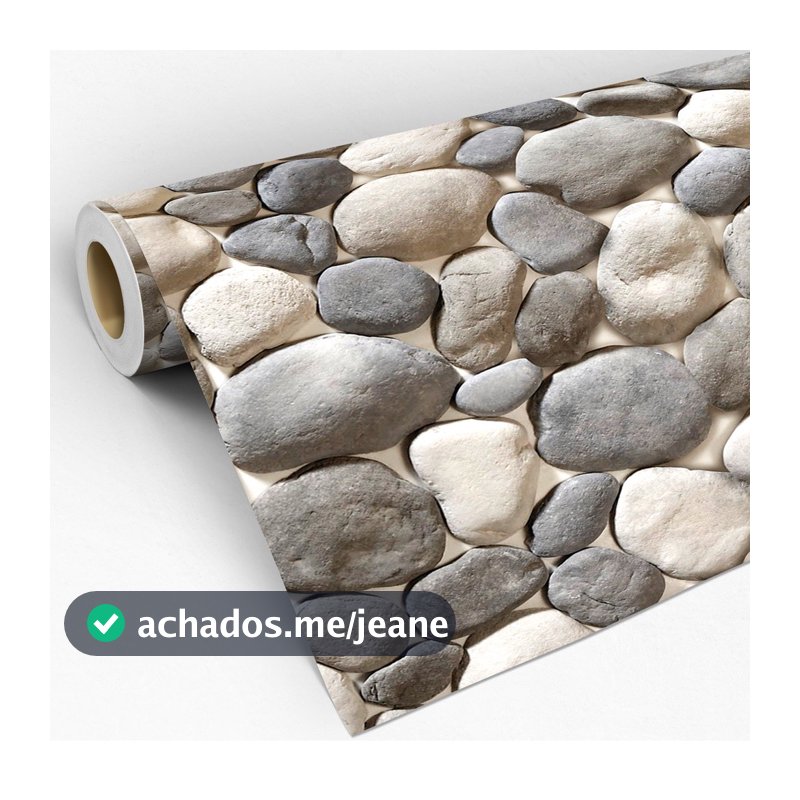 Adesivo Papel De Parede Pedras Granitos Natural Aquário Adesivo Lavável Decoração 3D 3 Metros