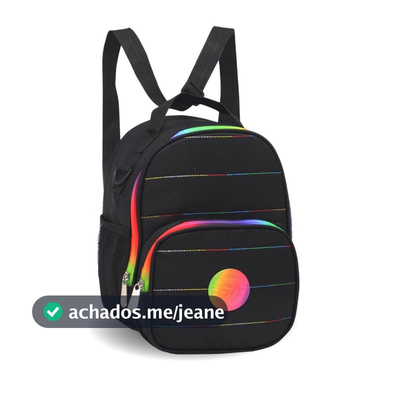 Lancheira Térmica Infantil Juvenil Tipo Mochila 26x19,5x12cm Escolar Juvenil com Alça Resistente e Original