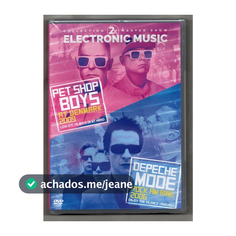 2x Electronic Music Dvd Pet Shop Boys & Depeche Mode