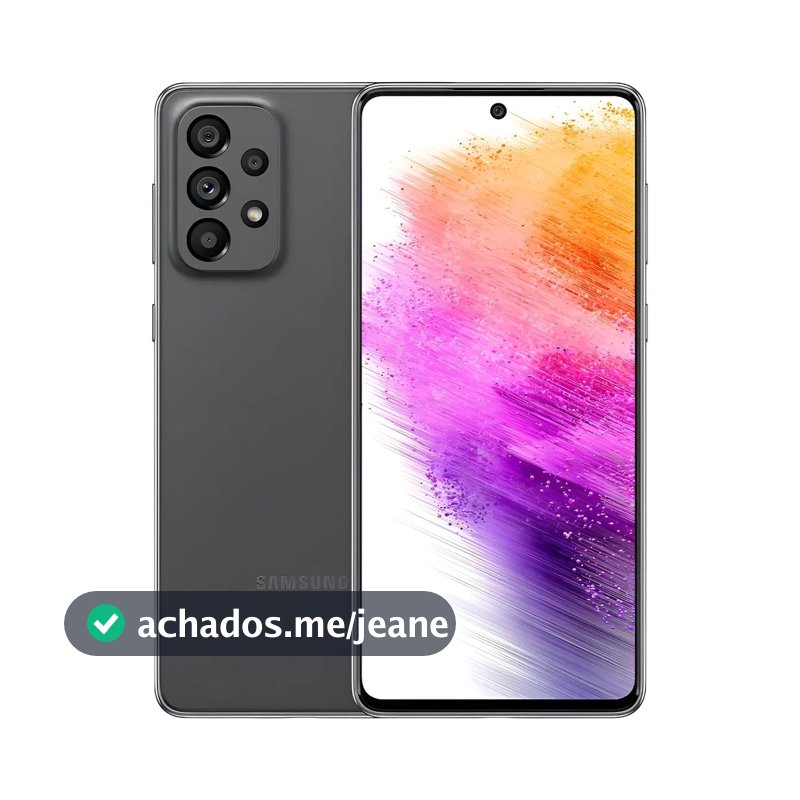 Smartphone Samsung Galaxy A73 5g, 8gb Ram, 128gb, Tela 6.7'' Cor Cinza - Excelente (Recondicionado)