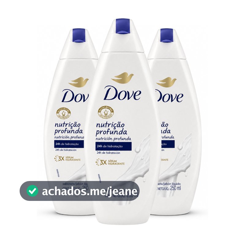Sabonete Líquido Hidratante Banho 250ml Pele Suave e Cheirosa