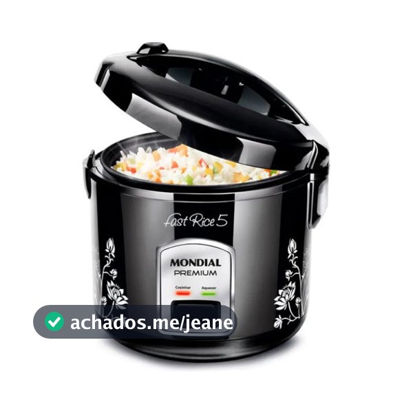 Panela Elétrica Mondial NPE-08-5X Fast Rice 5 Xícaras 400W