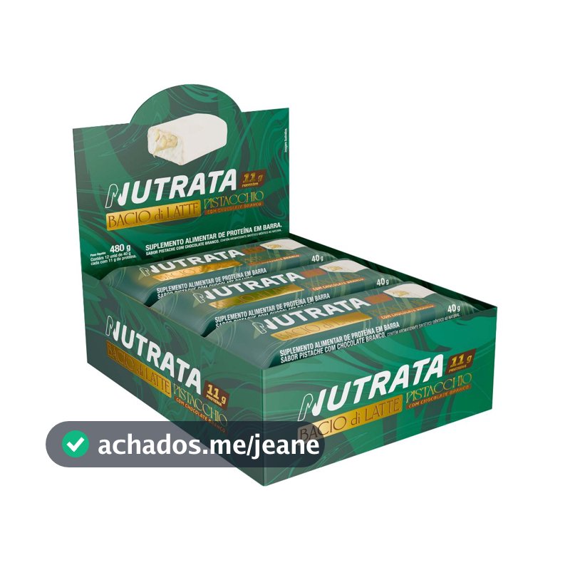 Whey Grego Bar Bacio Di Latte Display 12Und Nutrata