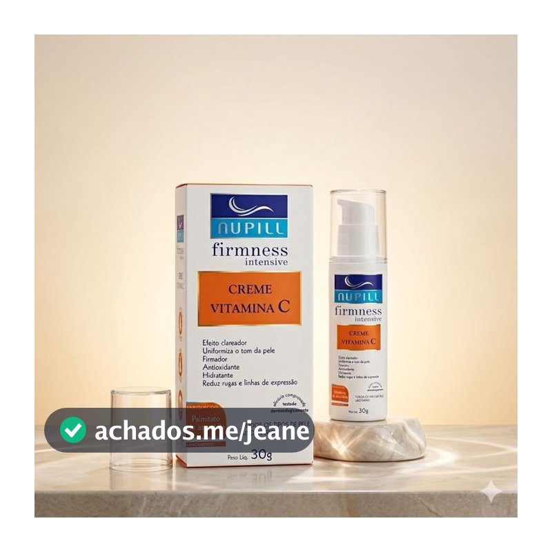 Nupill Vitamina C - Creme Hidratante Facial 30g