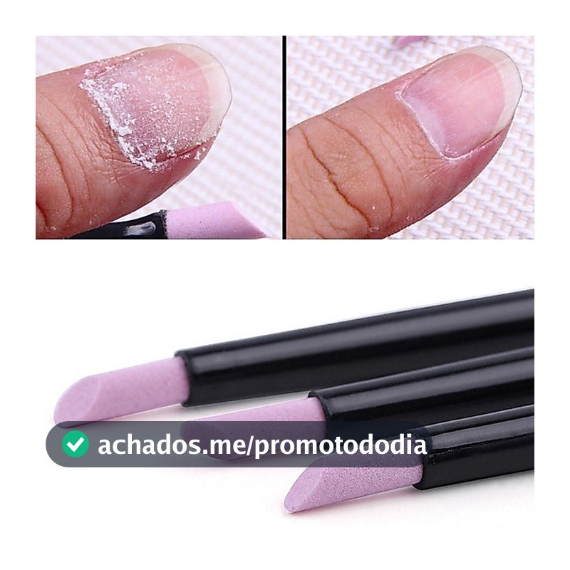 1/2/3 Pçs Caneta De Moagem De Quartzo Portátil Tesoura De Cutícula Unhas Removedor De Pele Morta Vara Arquivos De Unhas