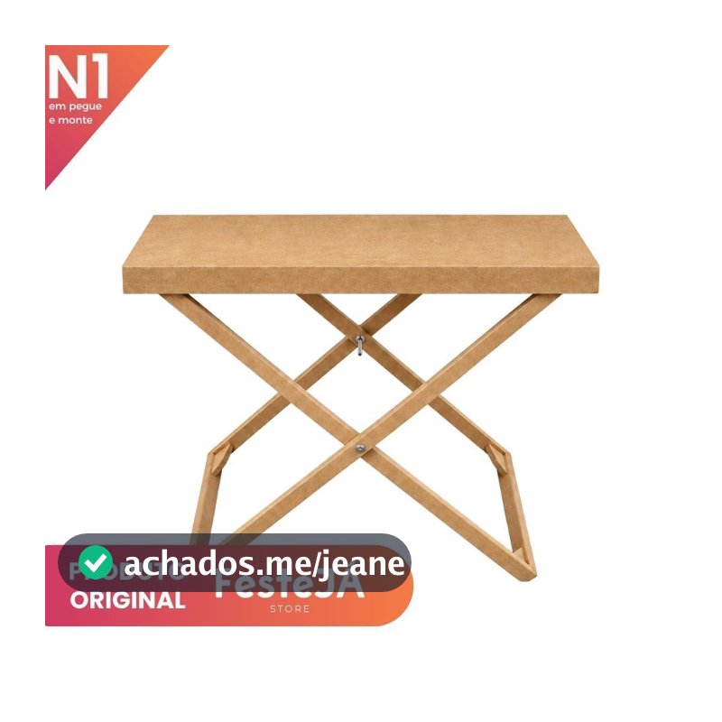 Mesa Retangular Cavalete Mdf Cenario Decorativo Festa