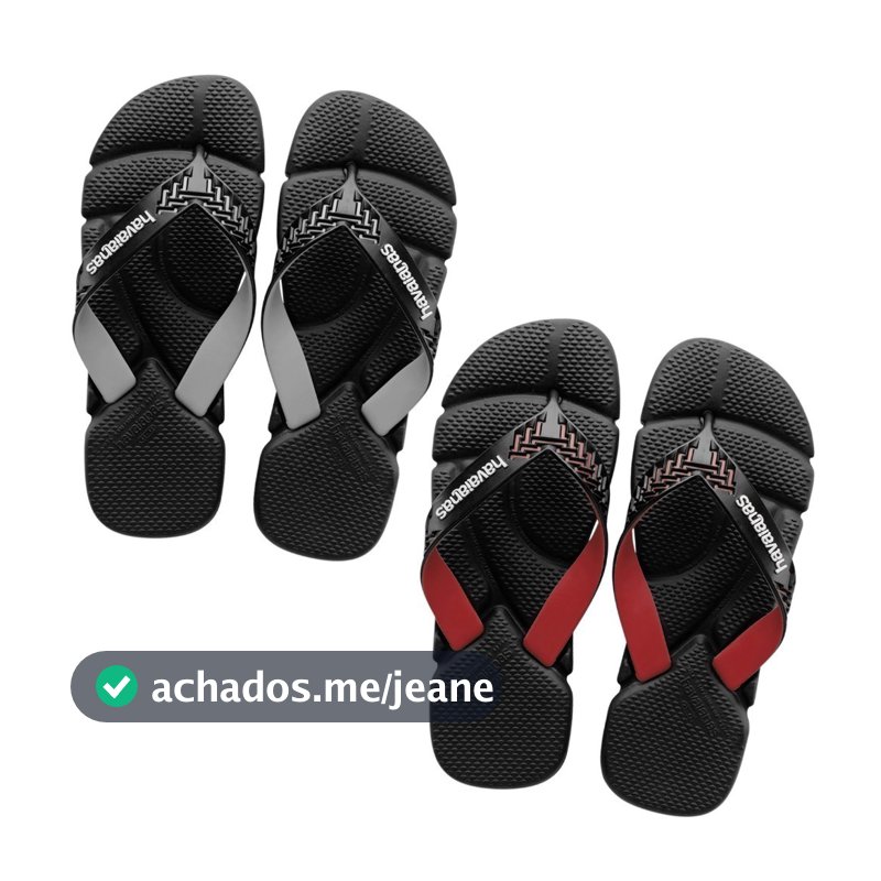 Kit 02 Pares De Chinelo Sandália Masculino Power De Borracha Macia  Com Tiras Grossas Reforçadas