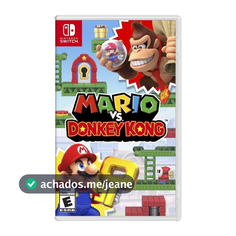 Mario vs Donkey Kong Switch Midia Fisica