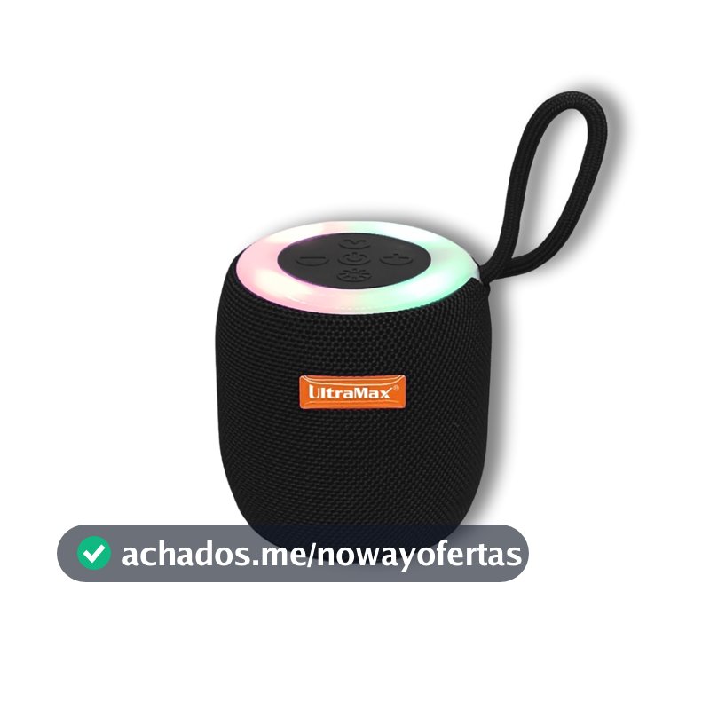 Caixa De Som Speaker Bluetooth RGB Portátil 10W usb/aux