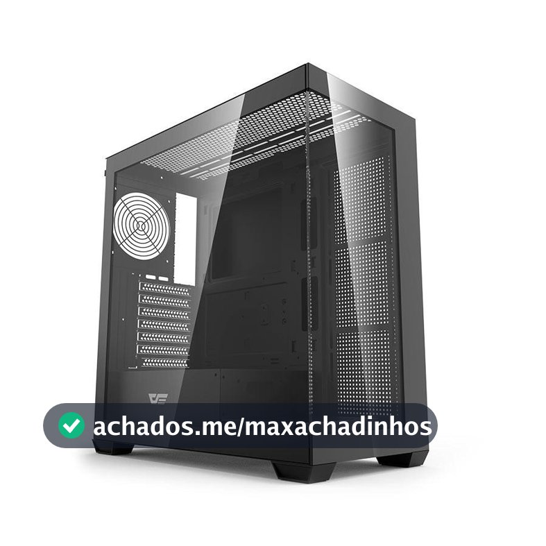 Gabinete Gamer Aigo Darkflash DS900, Mid-Tower, Lateral de Vidro, Preto, DS900-BLACK
