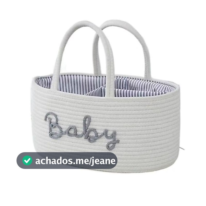 Bolsa Maternidade De Bebê Organizadora de Fraldas Cesta Cesto quarto