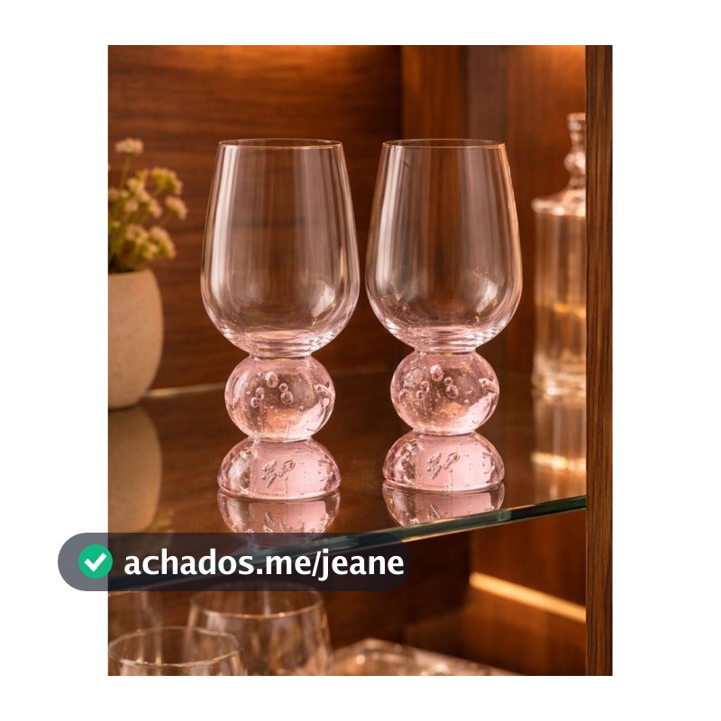 Kit Taças Bubble Glass Base Esfera 500ml De Vidro Jogos com 2, 4 e 6, Copo Rosa Azul Verde Ambar Transparente