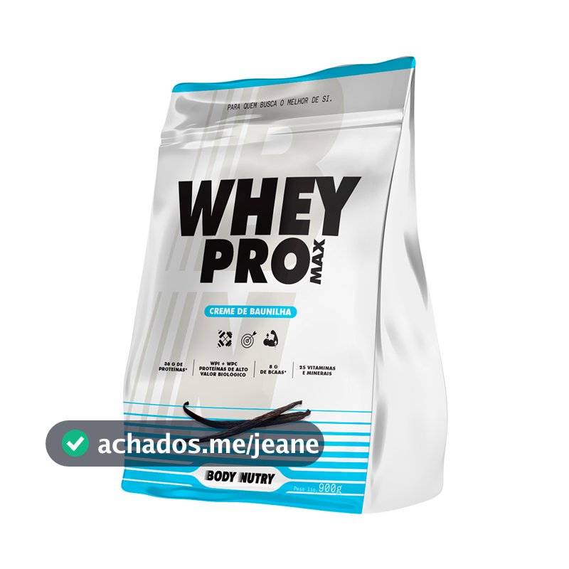 Whey Protein Isolado e Concentrado, 900g Sem Soja (Aumente a Força e Ganho de Massa) - Body Nutry