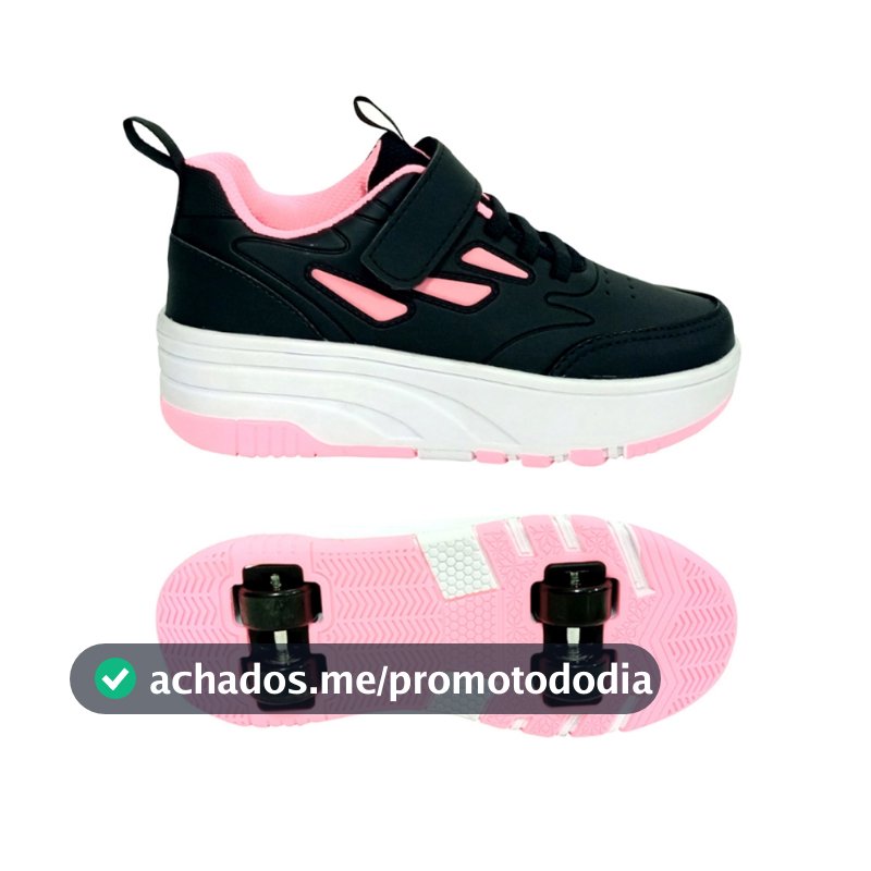 TENIS INFANTIL BOX200 SKATE RODINHA CALCE FACIL PRONTA ENTREGA
