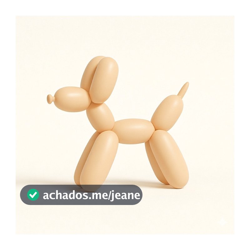 Enfeite Escultura Decorativa Cachorro De Balão Balloon Dog decoração quarto escritório sala para seu lar