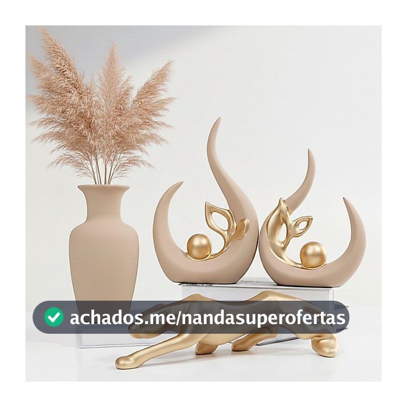 4 Enfeites Kit Cerâmica Vasos Decoração Coloridas Pantera Decorativa Rack Sala Aparador Casa Quarto