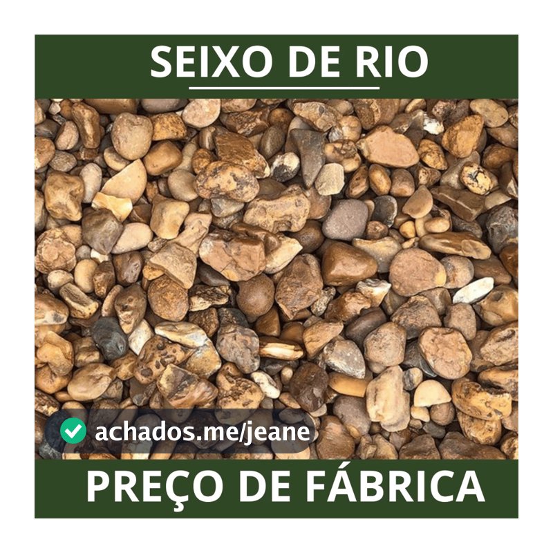Pedra Seixo de Rio Nº03 Natural – Ideal para Aquários, Jardins e Decoração