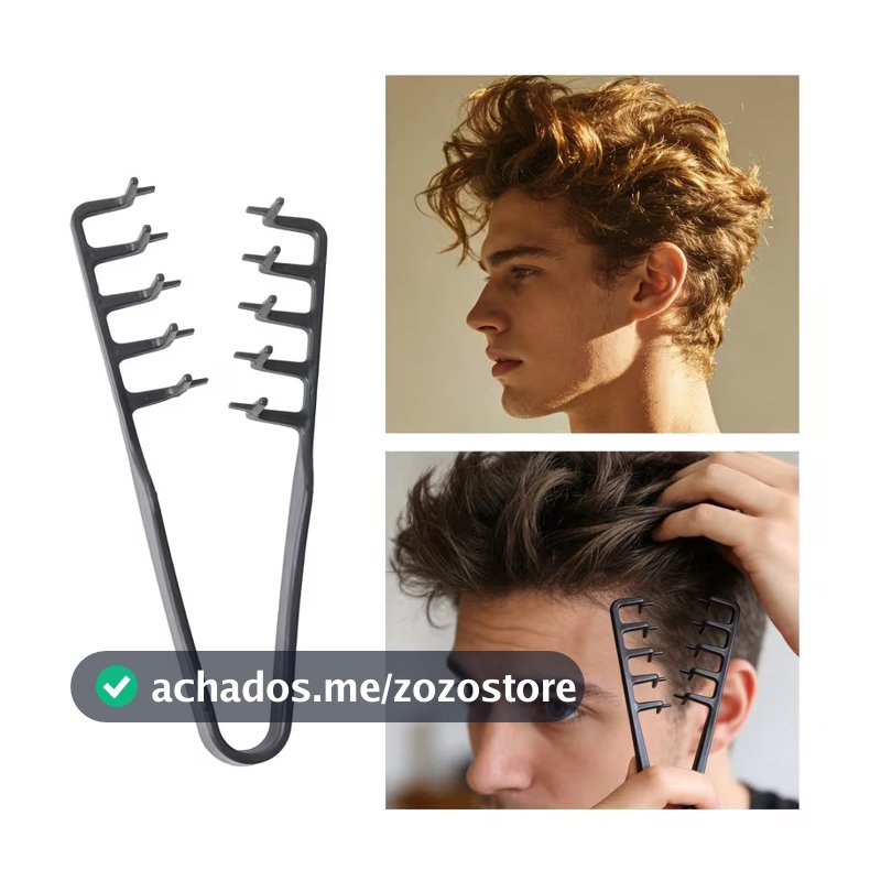 1/2 Pcs Pente Texturizador Masculino Volume na Raiz Franja Coreana Modelagem Natural Reutilizável