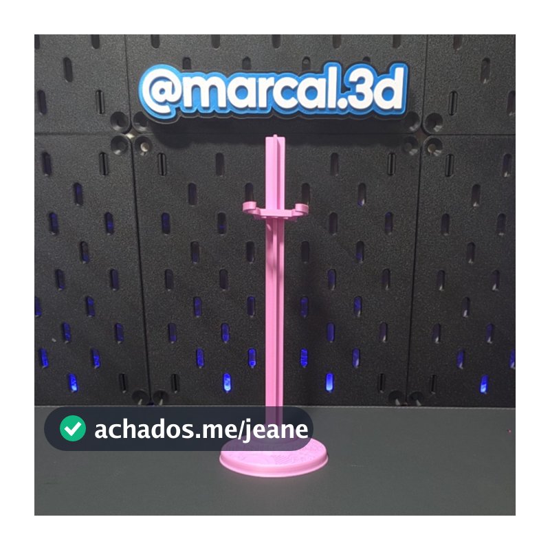 Suporte para Boneca Monster High G1 G3 com 3 Clipes Base Expositor