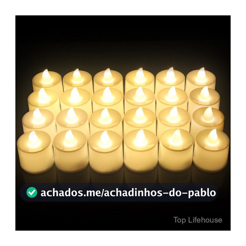 72/96/120 Unidades  Portátil E Flexível Luz De Vela Led Econômico Durável Para