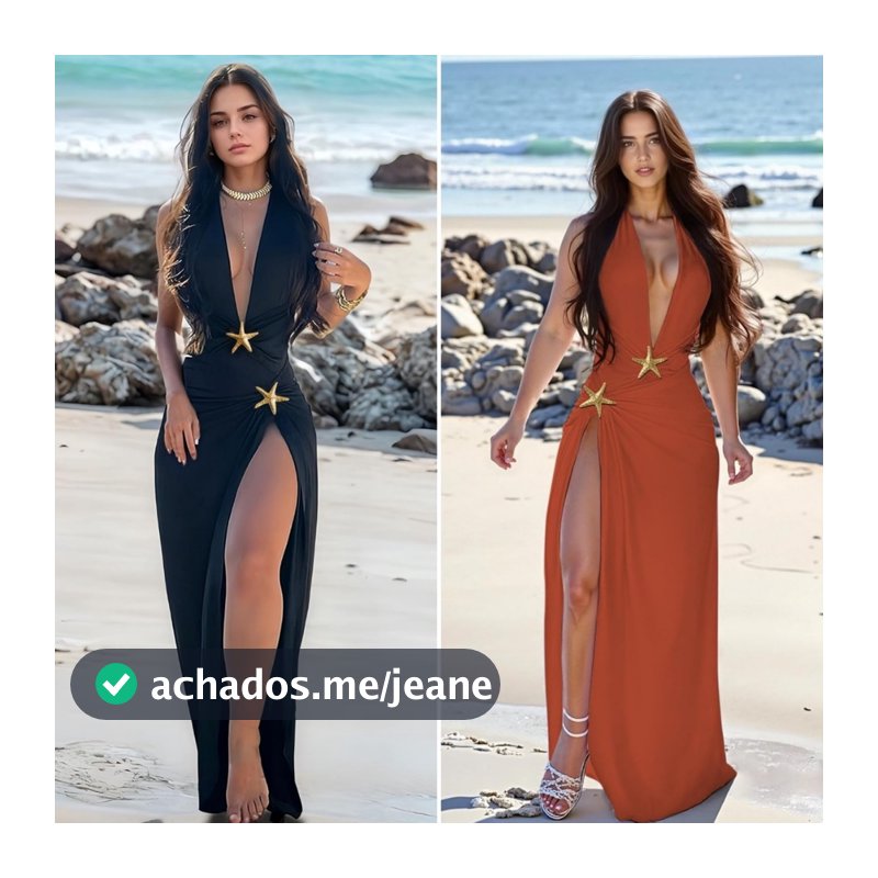 Conjunto de 2 Biquíni Feminino Praia Saia de Maiô com Fenda Alta Pacotes Estrela