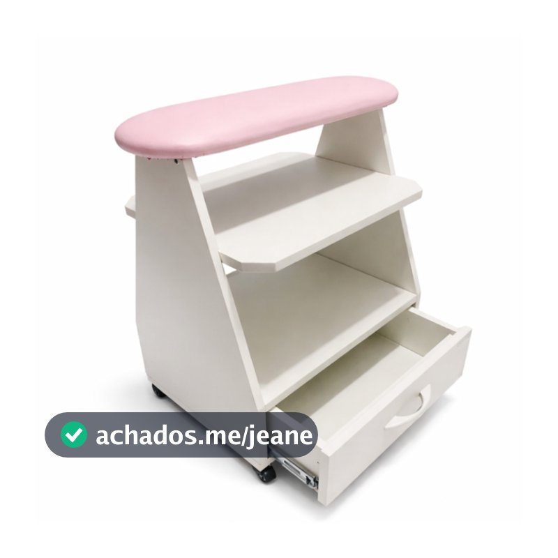 Carrinho Apoio Para Manicure Pedicure Auxiliar SPA S15