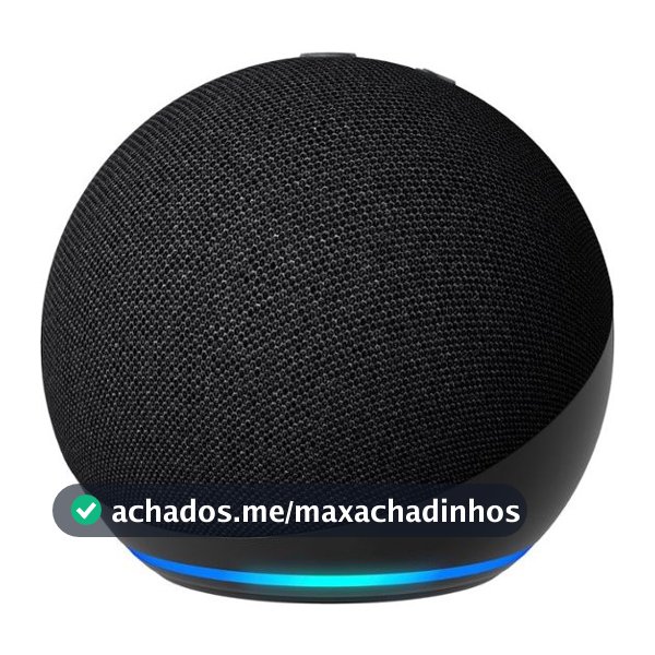 Echo Dot (5ª Geração): Smart Speaker com Alexa - Cor Preta