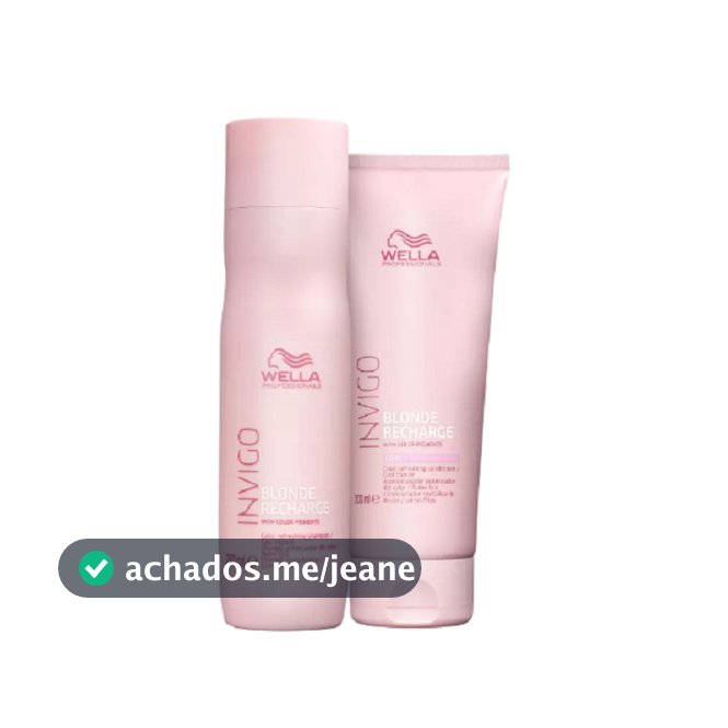 Wella Professionals Invigo Blonde Recharge Home Care Duo (2 Produtos)