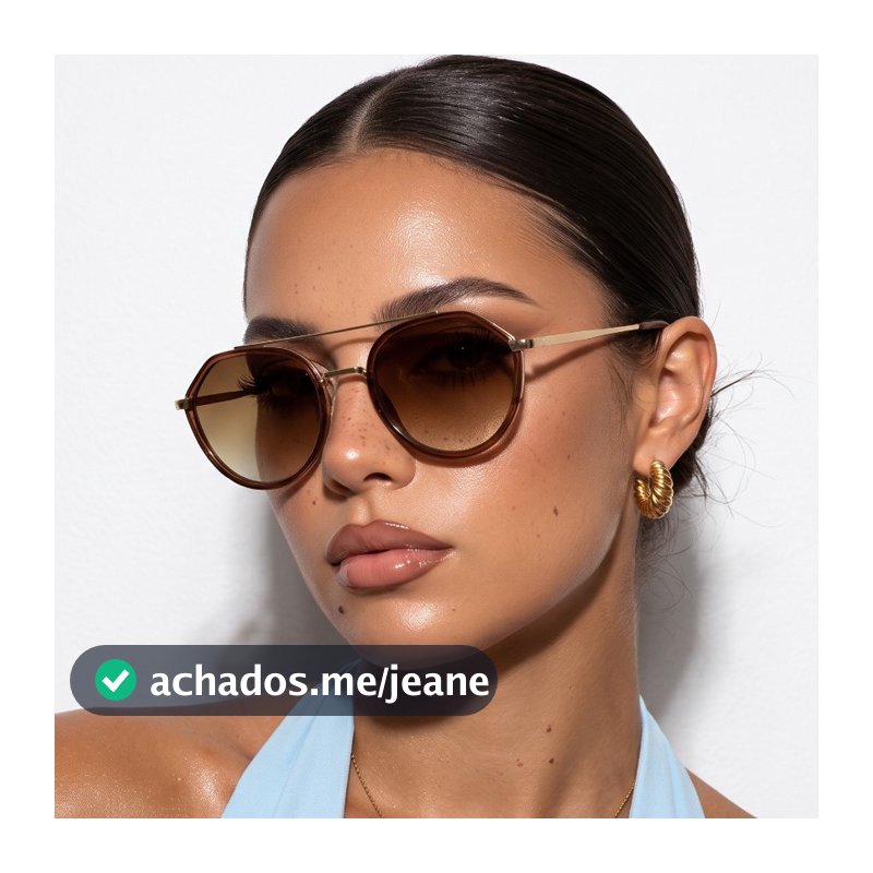 Óculos de Sol Belgica Premium Blogueira Elegante Tendencia Retrô Acessório de Moda uv400 Feminino
