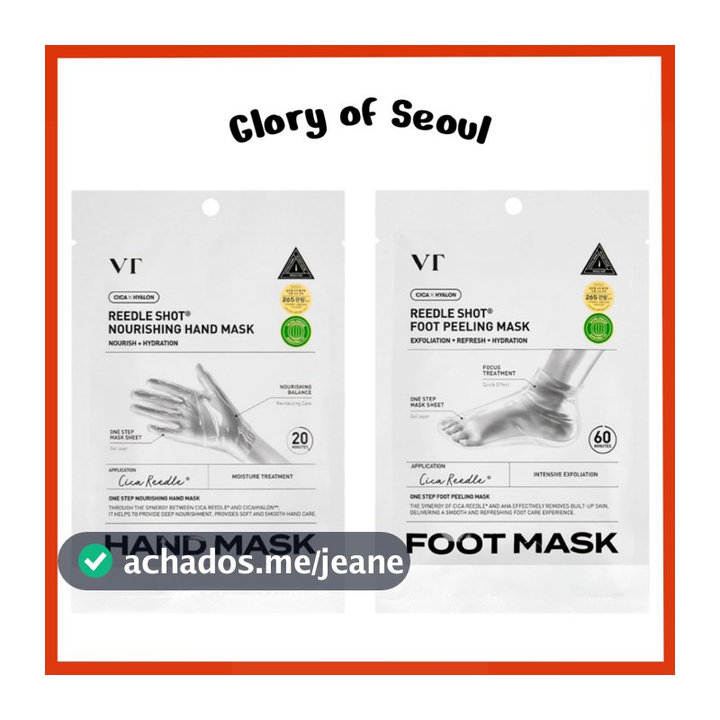 [New] VT COSMETICS Reedle Shot Nourishing Hand Mask / Foot Peeling Mask (1EA, 2 TYPES)