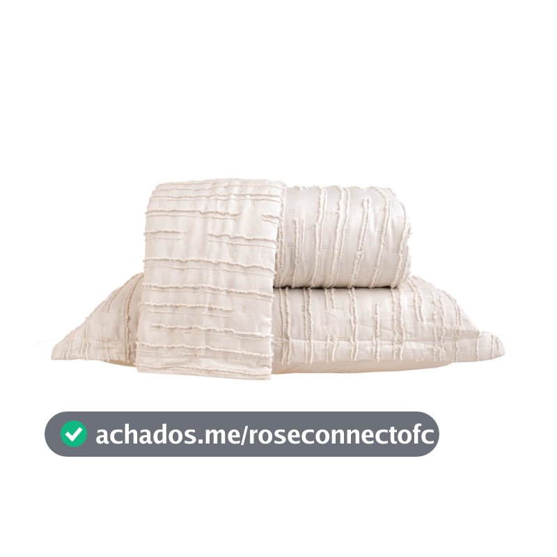Kit Colcha Essence Tessi 3 Peças | Cobre-Leito Matelado Casal Queen King com 2 Porta-Travesseiros