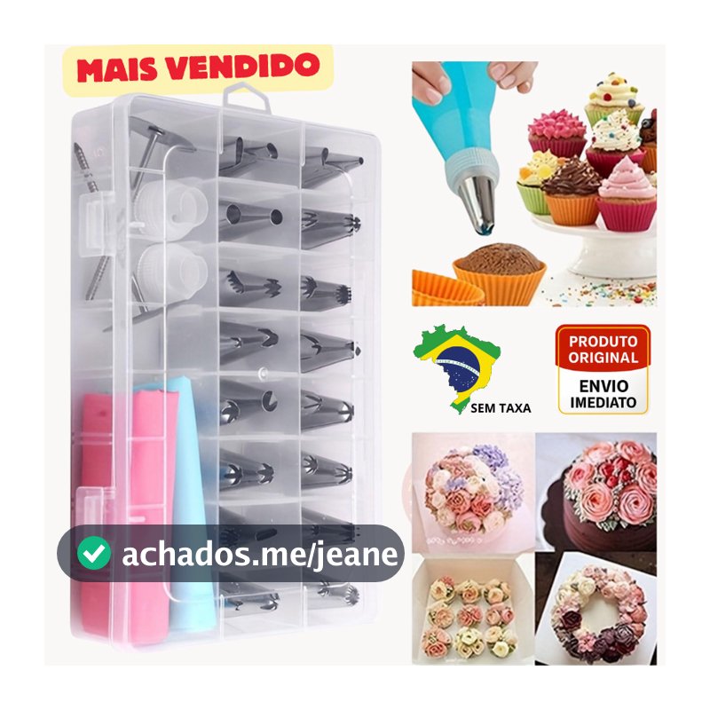 38/3 pcs Decoração de Bico de Aço Inoxidável para Bolo