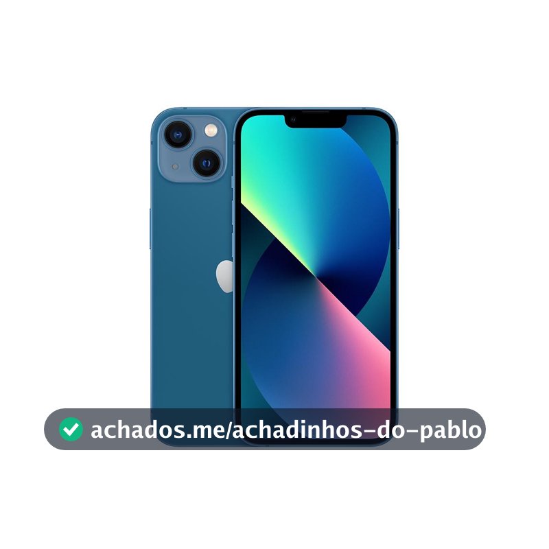 Usado: iPhone 13 128GB Azul Bom - bateria 70% - Trocafy - Apple
