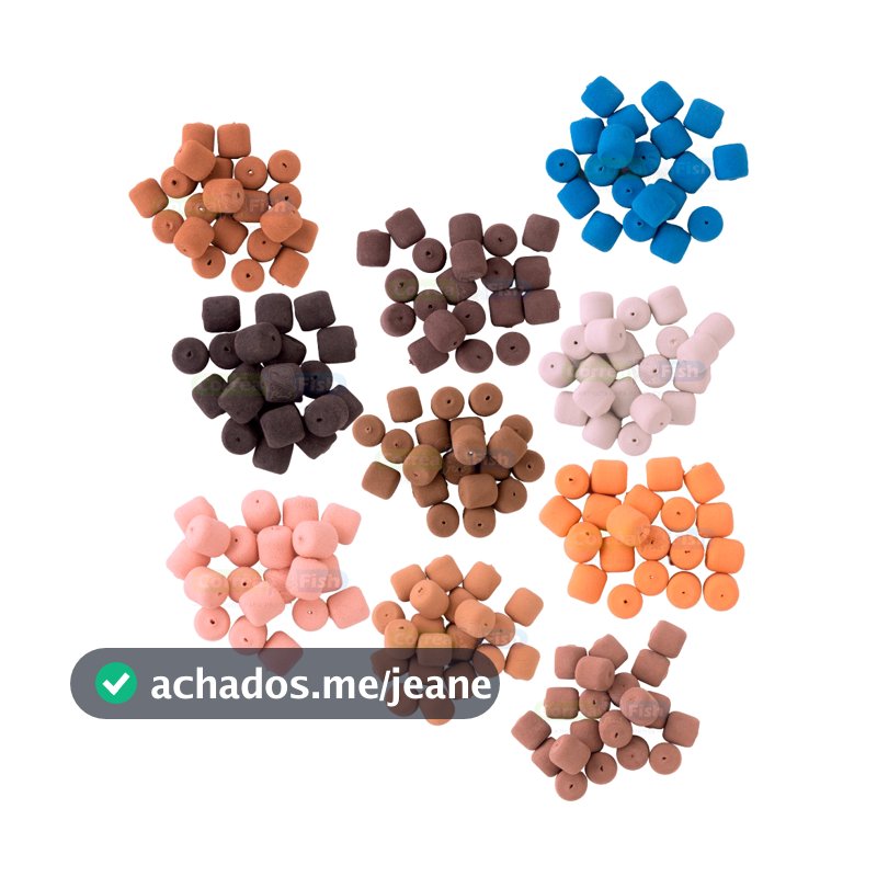 500 Eva Boleado Formato Ração P/ Anteninha de Pesca Diversas Cores