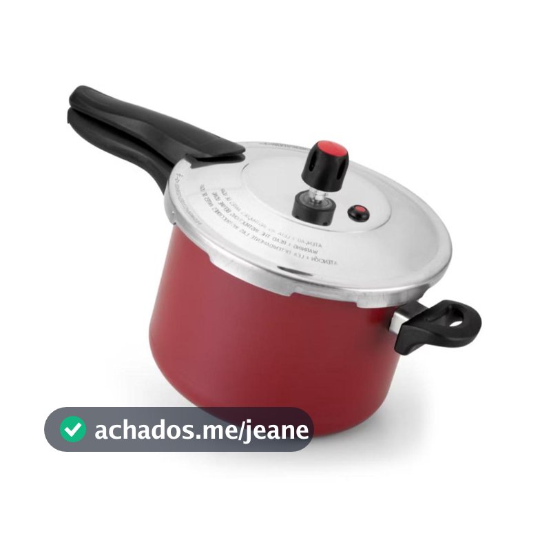 Panela De Pressão 4,5 Litros Antiaderente Teflon Com Tampa Externa Cinza PROMOÇAO