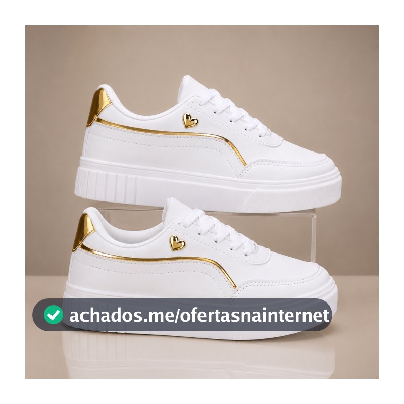 Tenis Feminino Casual Tendencia Estiloso Confortavel Macio trabalho Escola Passeio