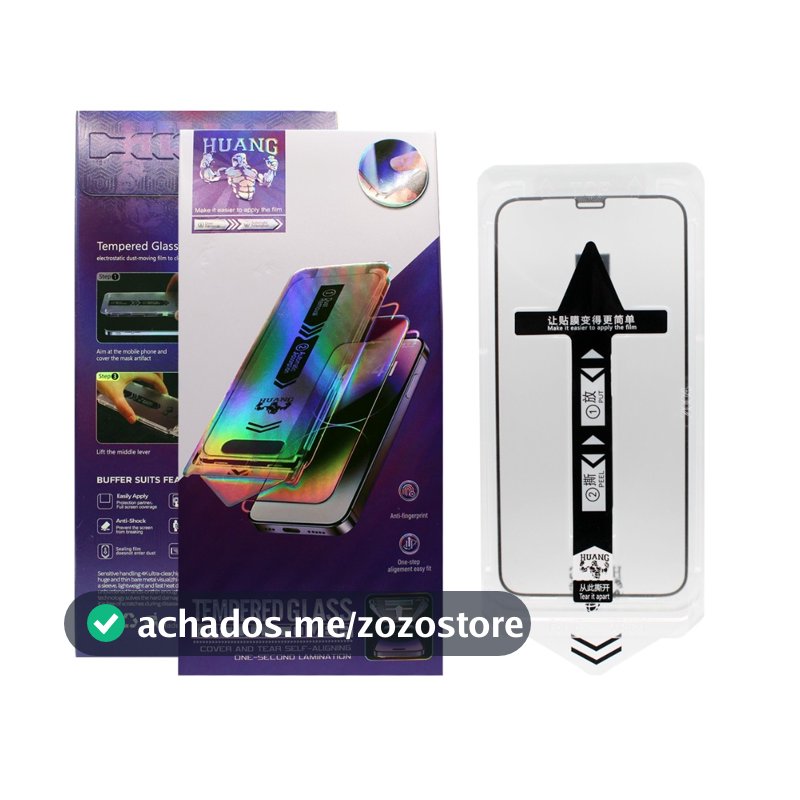 Película Premium Huang Magic Box Full Cover Brilho HD iPhone 18 17 16 15 14 13 12 11