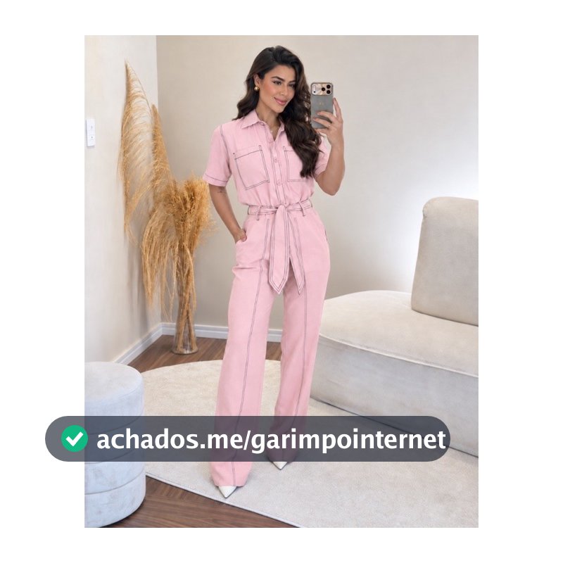 Conjunto Feminino Alfaiataria Pespontado – Camisa + Calça Social